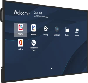 Màn hình quảng cáo ViewSonic CDE6531-1C 65 inch 4K UHD - góc nghiêng phải