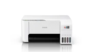 Máy in Epson EcoTank L3256 mặt trước với khay nạp giấy mở