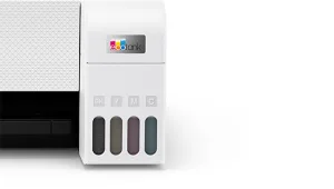 Epson L3256 mặt sau cổng USB và nguồn điện