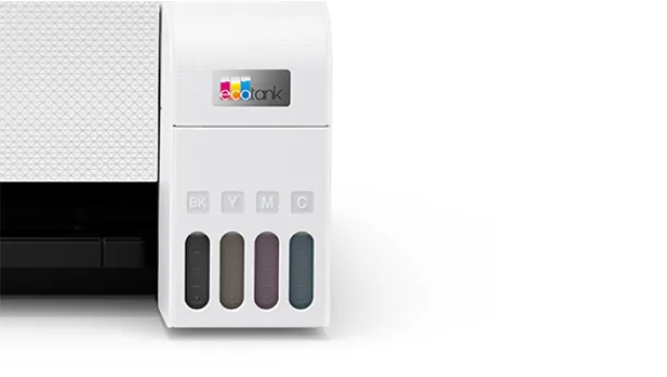 Epson L3256 mặt sau cổng USB và nguồn điện