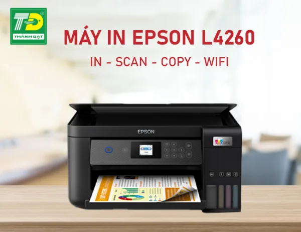 Máy in Epson L4260 Wi-Fi Duplex toàn cảnh in scan copy đa năng