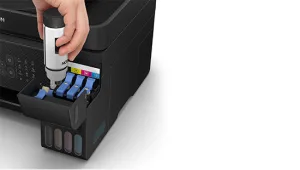 Epson L5290 góc nghiêng trái thiết kế nhỏ gọn có ADF