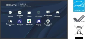 Màn hình ViewSonic CDE6530 65 inch - thiết kế tiết kiệm điện, bền bỉ chuẩn ESG