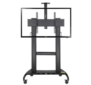 Chân tivi di động NB AVT1800-100-1P North Bayou - giá treo tivi có bánh xe 60-100 inch tải 136kg