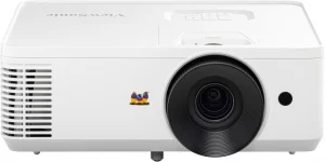 ViewSonic PX704HD mặt chính diện - ống kính 1.1x zoom + Auto Keystone