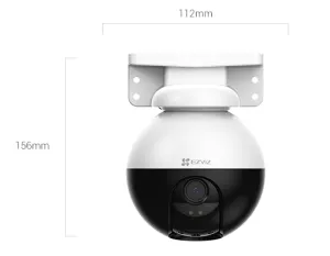 Camera Ezviz C8W Pro 2K - Camera WiFi ngoài trời quay quét (PTZ) màu ban đêm