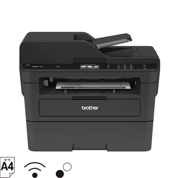 Máy in laser Brother MFC-L2750DW mặt trước Touch 2.7 inch