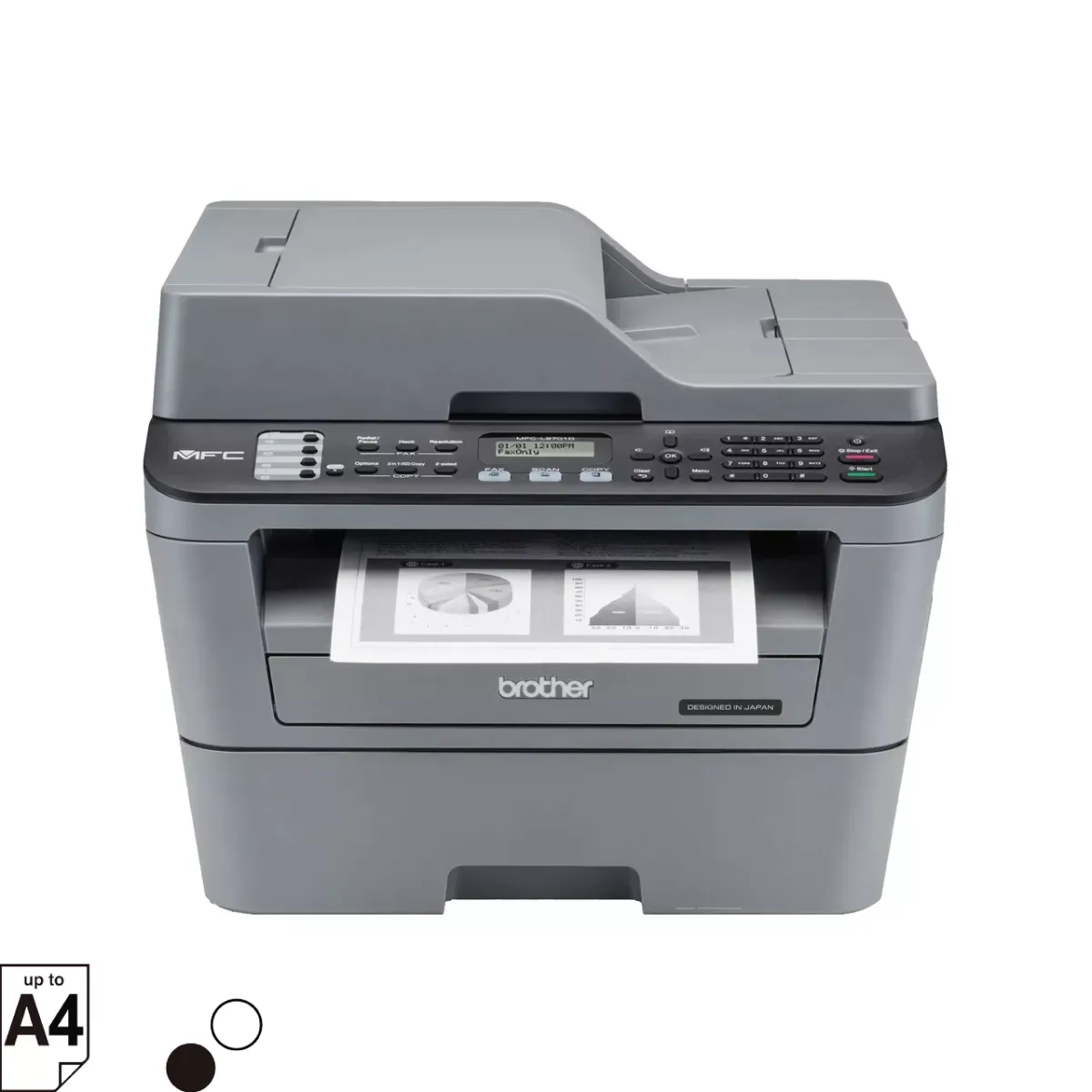 Tổng quan máy in laser đa chức năng Brother MFC-L2701D 4-trong-1 với fax