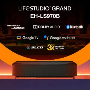 Máy chiếu Epson EH-LS970B siêu gần 4K laser Google TV loa Bose