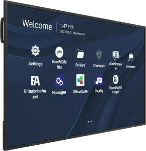 Màn hình quảng cáo ViewSonic CDE6530 65 inch 4K UHD - góc nghiêng phải