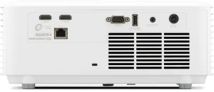 Mặt sau máy chiếu ViewSonic LS630W - cụm cổng HDMI 1 & 2, LAN, RS-232, USB 5V, Audio Out, DC In